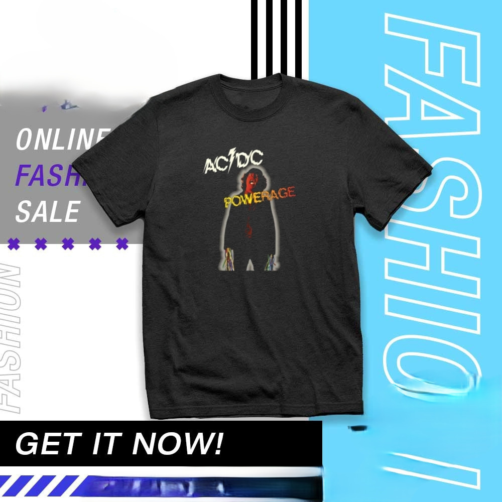Happy Gilmore 2 Movie Adam Sandler Acdc Powerage T Shirt